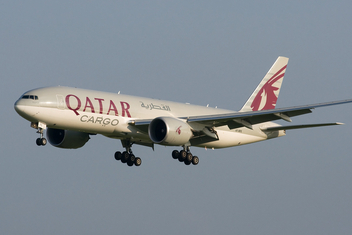 A7-BFE Qatar Airways Cargo Boeing 777-F