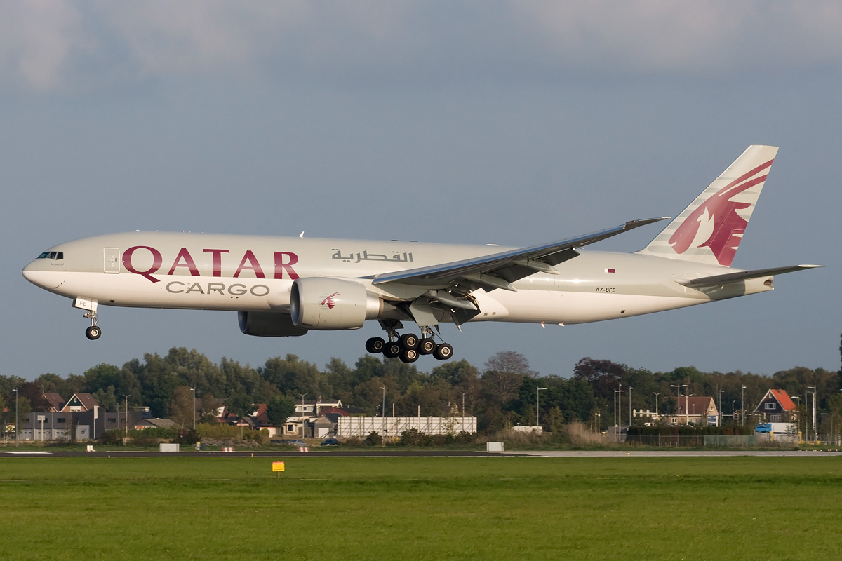 A7-BFE Qatar Airways Cargo Boeing 777-F