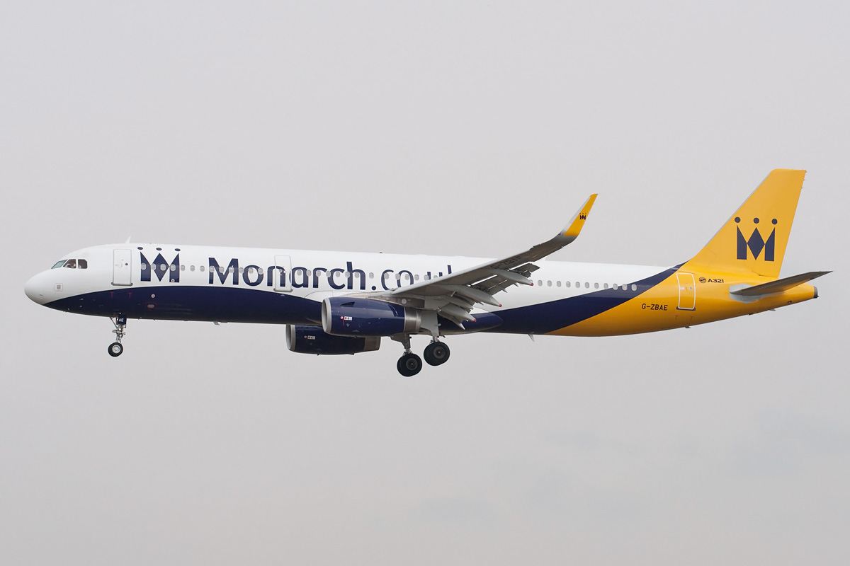 G-ZBAE Monarch Airlines Airbus A321-200