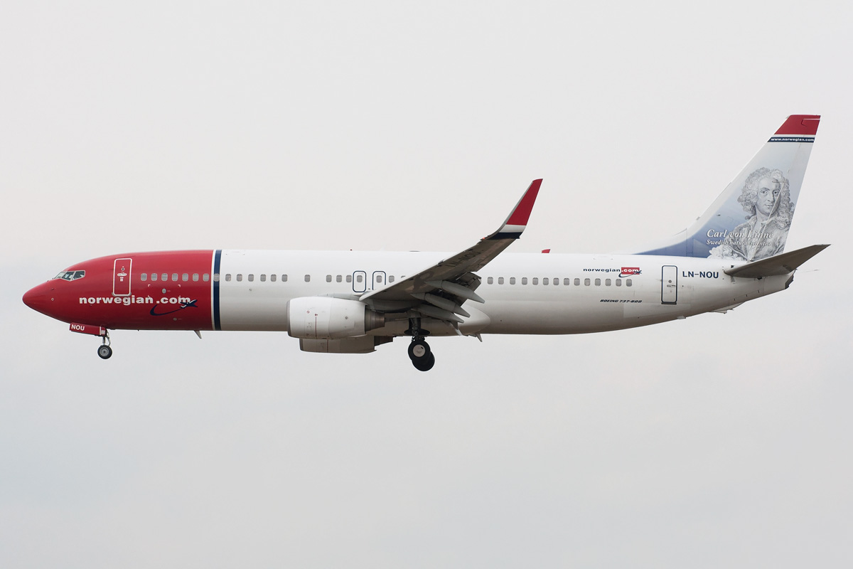 LN-NOU Norwegian Air Shuttle Boeing 737-800