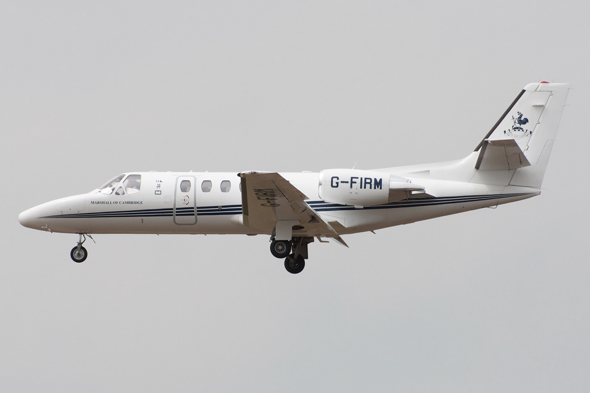 G-FIRM Marshall of Cambridge Aerospace Cessna 550B Citation Bravo