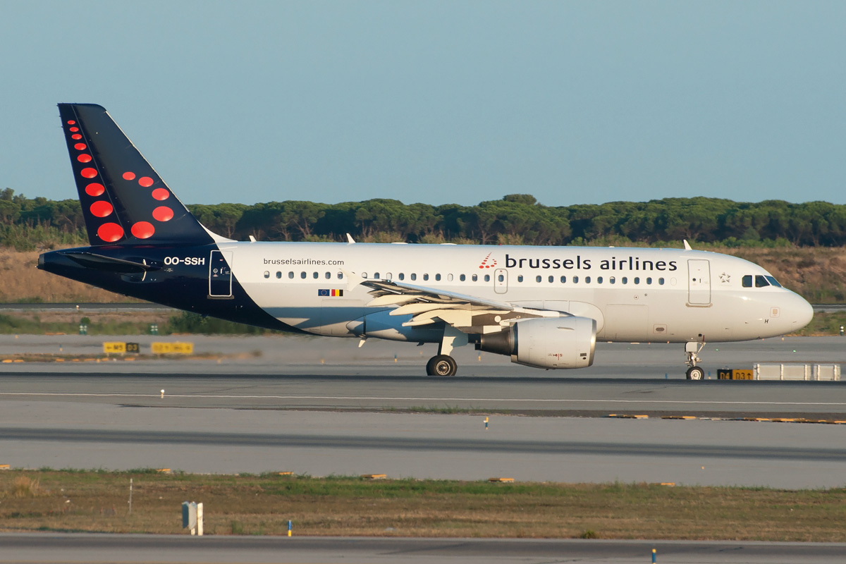 OO-SSH Brussels Airlines Airbus A319-100