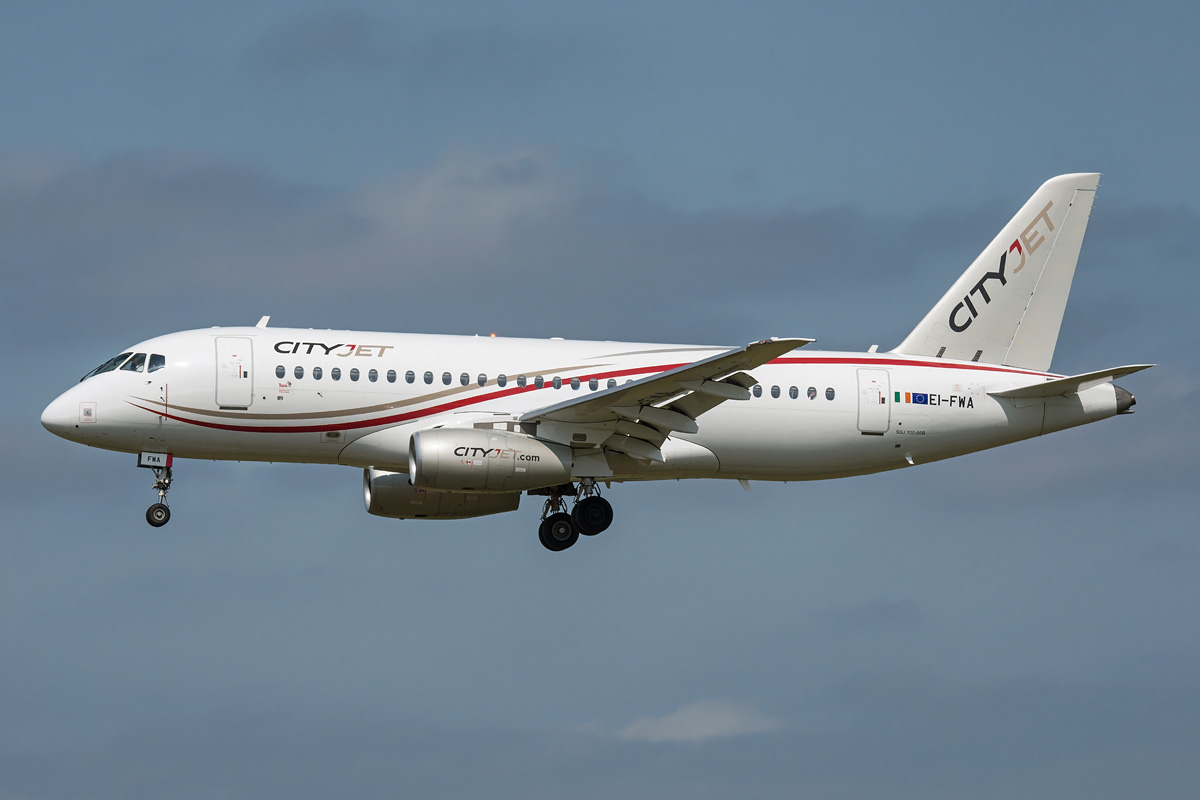 EI-FWA Cityjet Sukhoi Superjet 100-95B