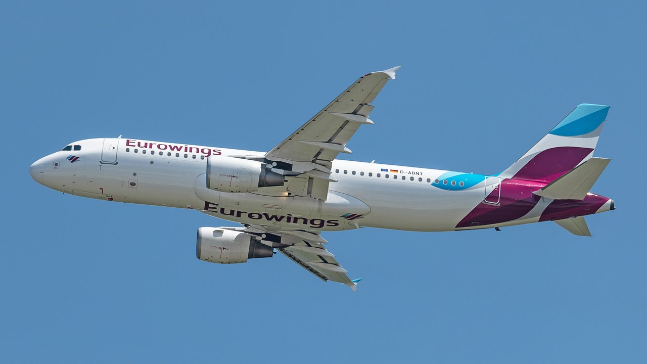 D-ABNT Eurowings Airbus A320-200