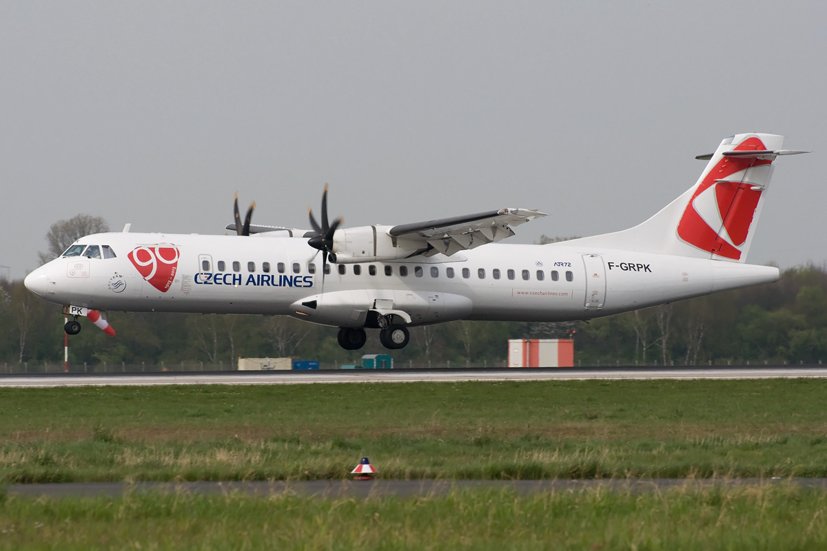 F-GRPK Czech Airlines (CSA) Aerospatiale ATR-72-200