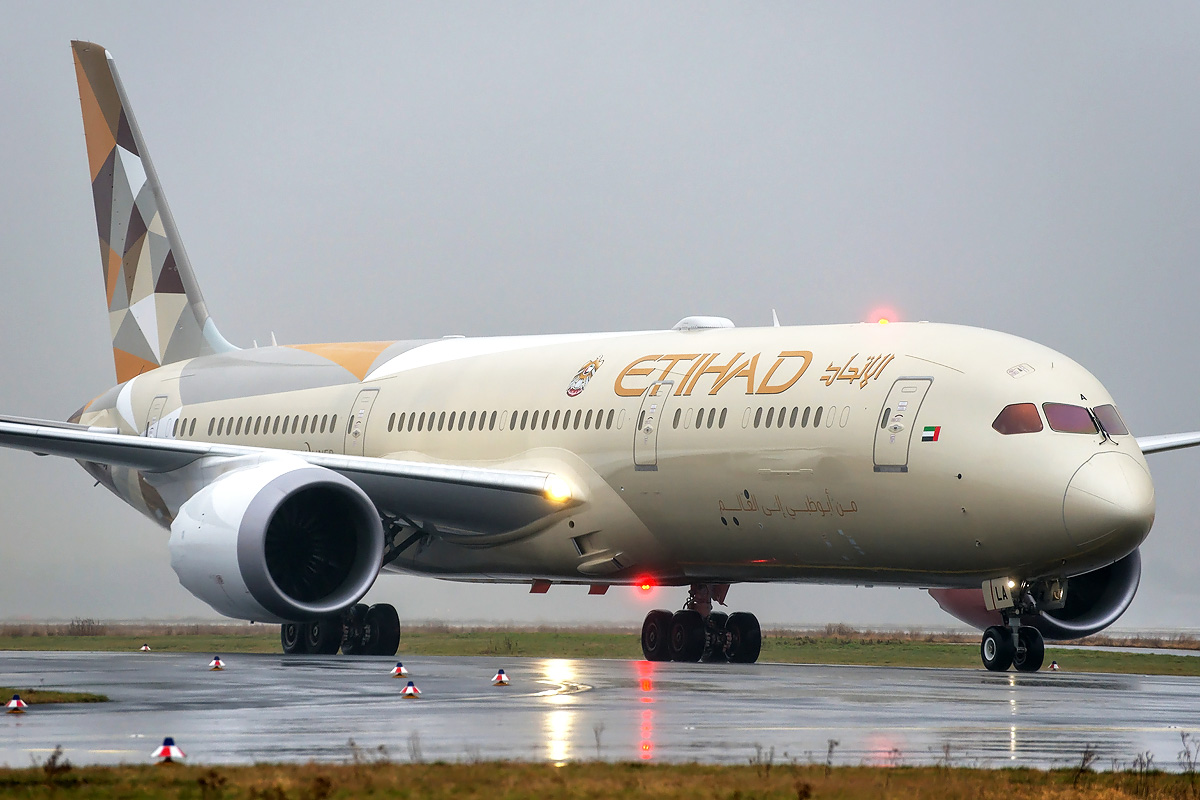 A6-BLA Etihad Boeing 787-9 Dreamliner