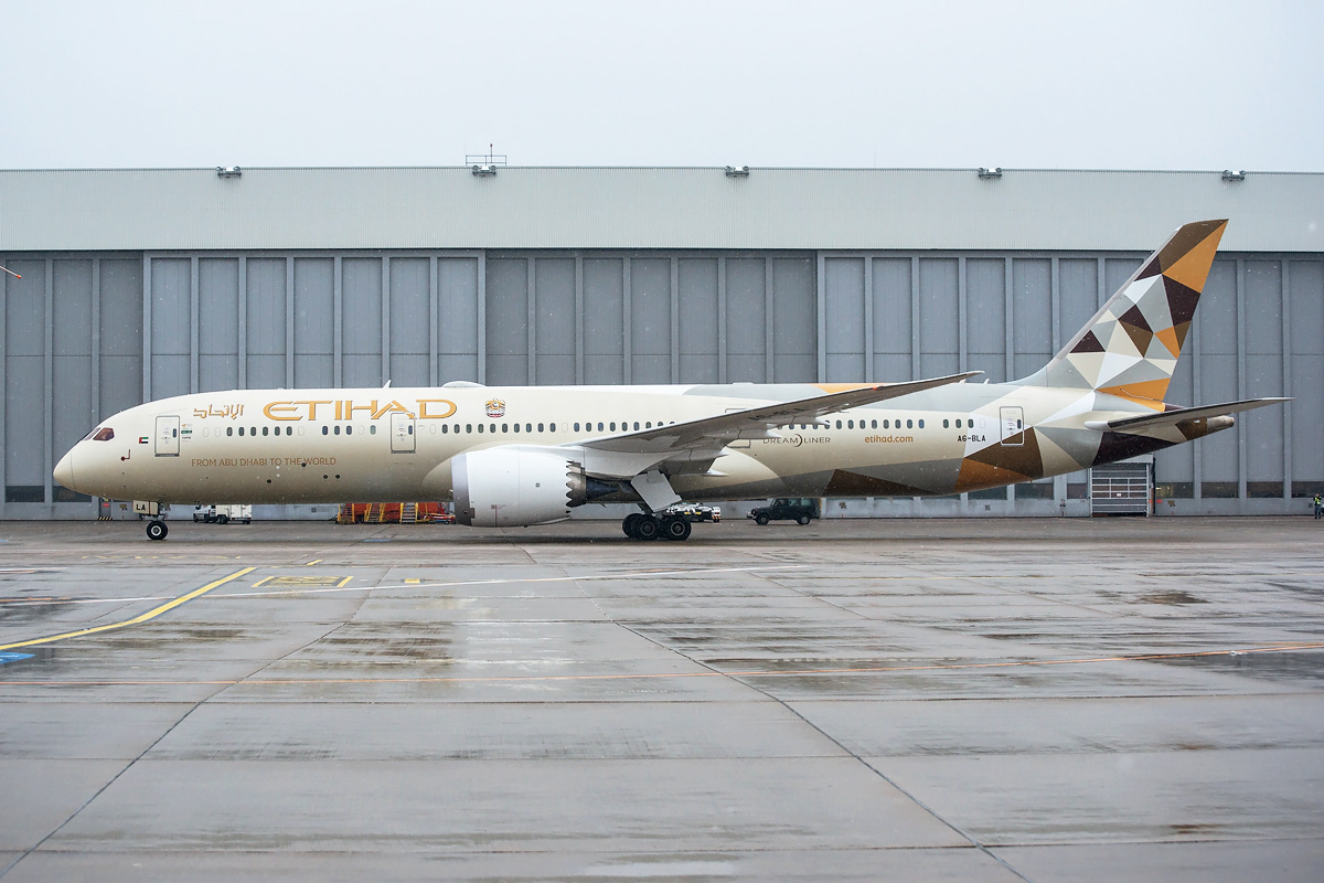 A6-BLA Etihad Boeing 787-9 Dreamliner