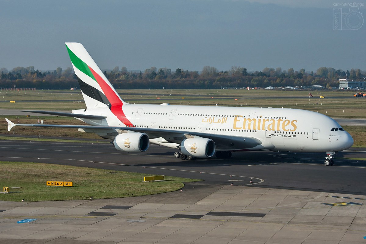 A6-EUC Emirates Airbus A380-800