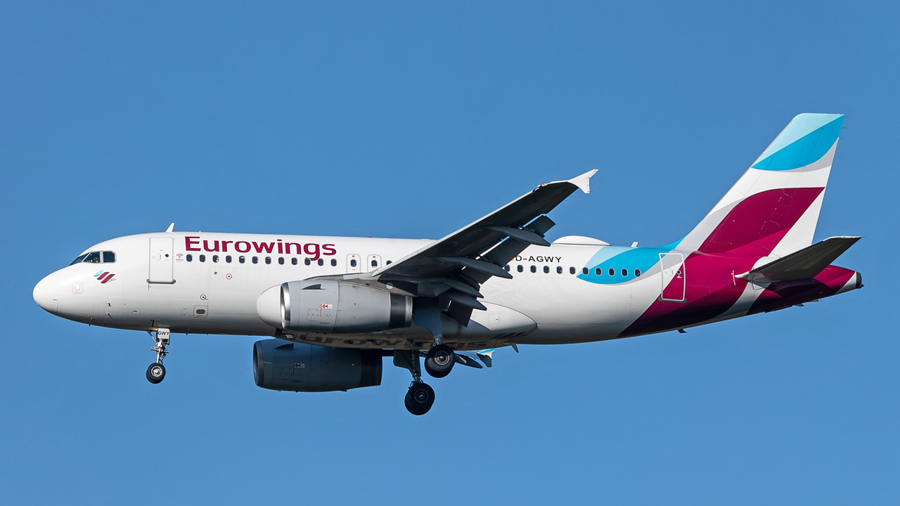 D-AGWY Eurowings Airbus A319-100