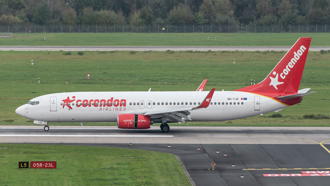 9H-TJE Corendon Airlines Europe Boeing 737-800