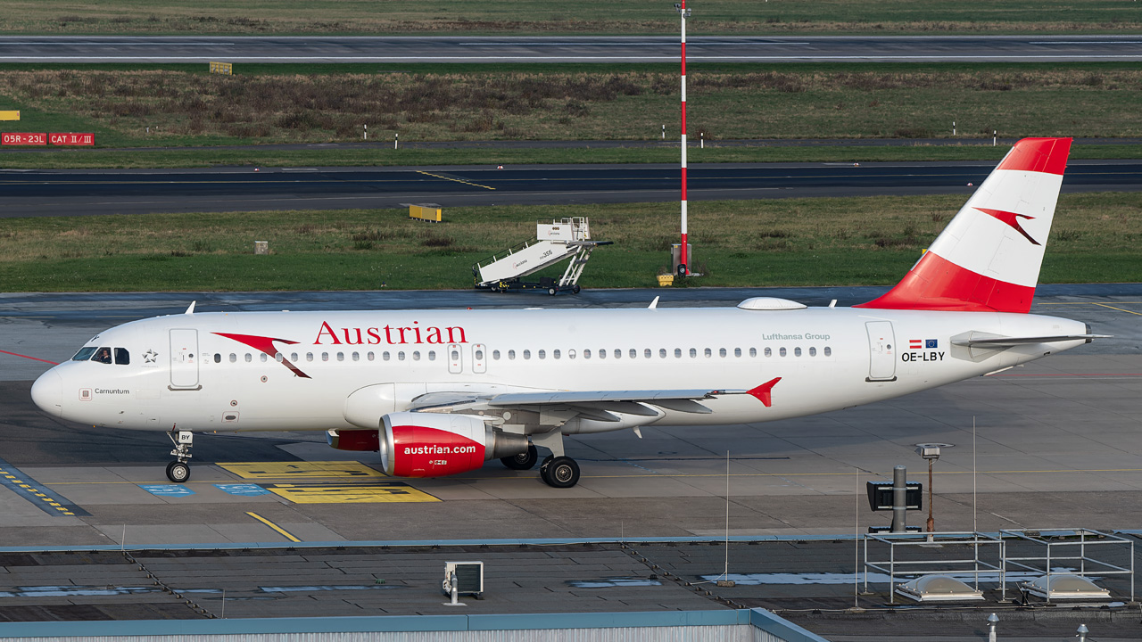 OE-LBY Austrian Airlines Airbus A320-200