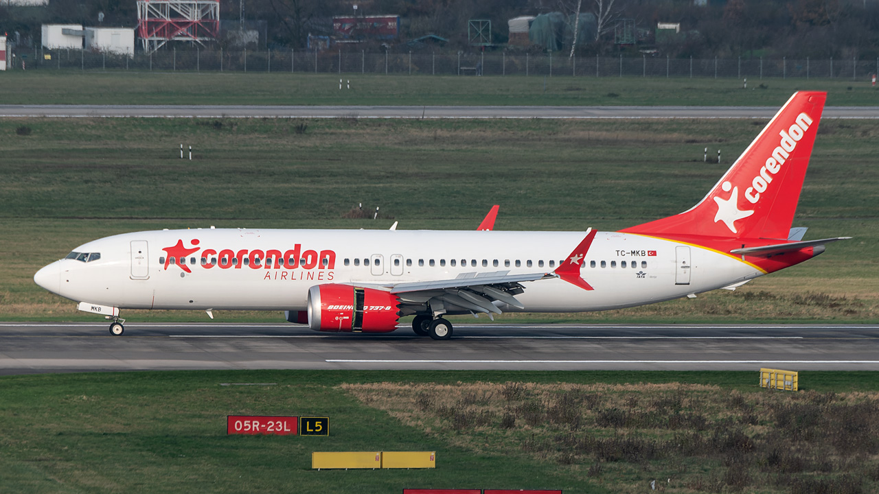 TC-MKB Corendon Airlines Boeing 737 MAX 8