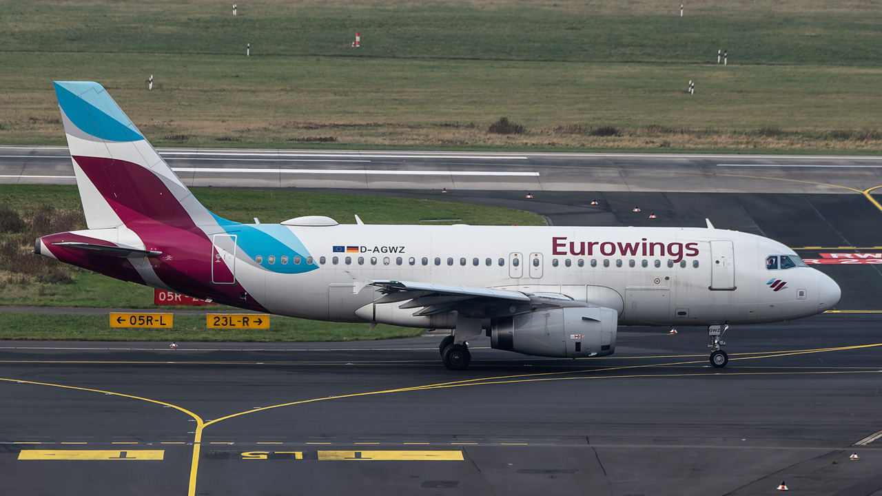 D-AGWZ Eurowings Airbus A319-100