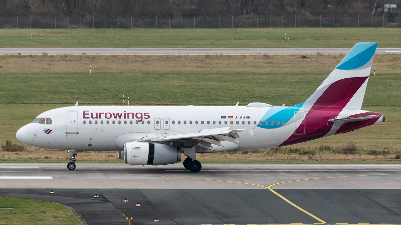 D-AGWN Eurowings Airbus A319-100