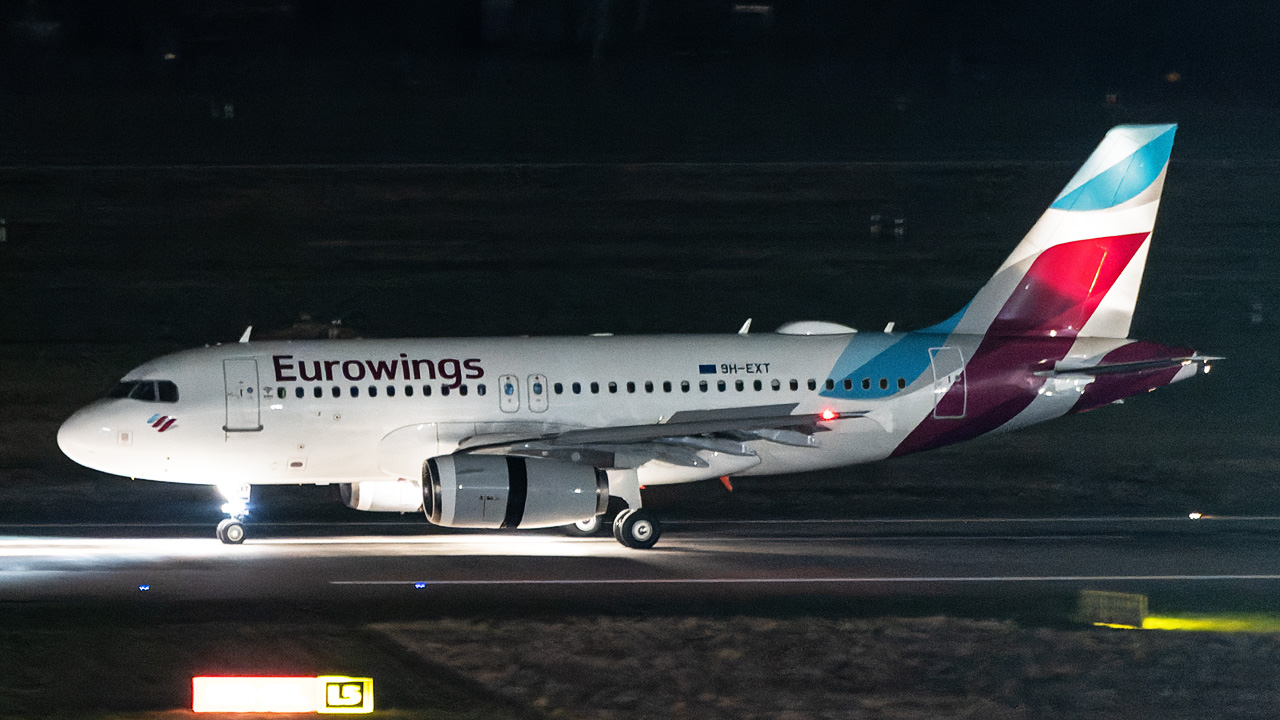 9H-EXT Eurowings Europe Malta Airbus A319-100