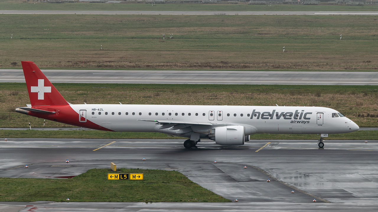 HB-AZL Helvetic Airways Embraer ERJ-195 E2