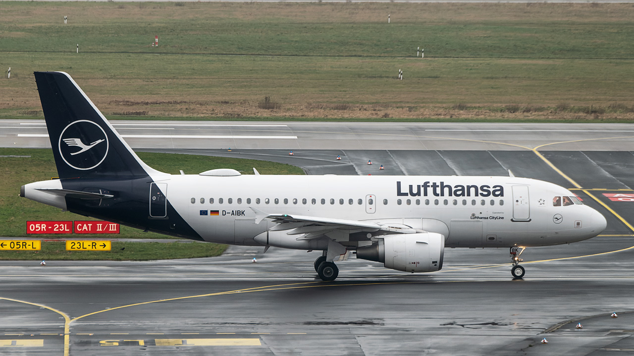 D-AIBK Lufthansa CityLine Airbus A319-100