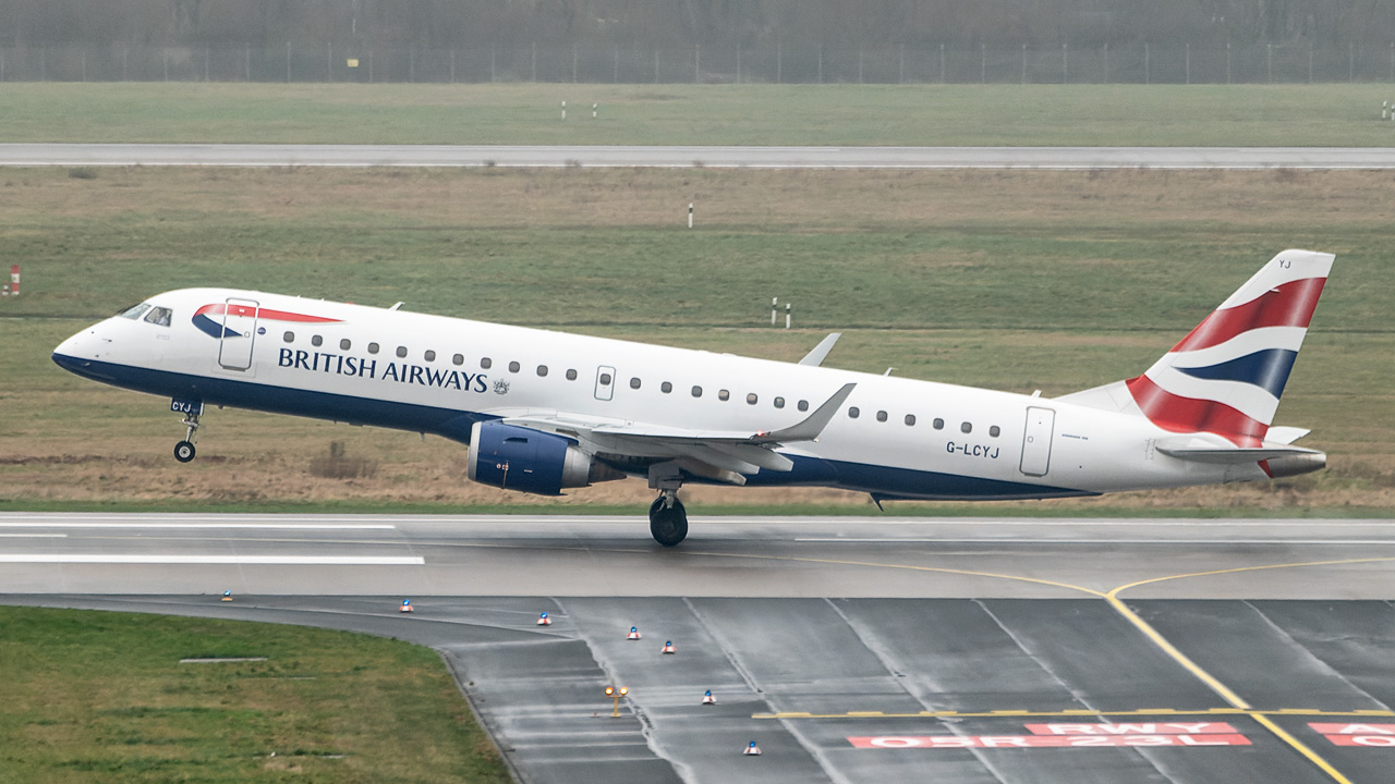 G-LCYJ British Airways (CityFlyer) Embraer ERJ-190