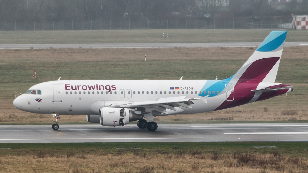 D-ABGN Eurowings Airbus A319-100