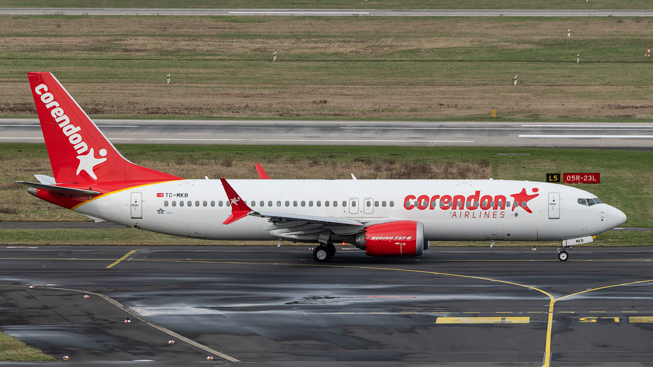 TC-MKB Corendon Airlines Boeing 737 MAX 8