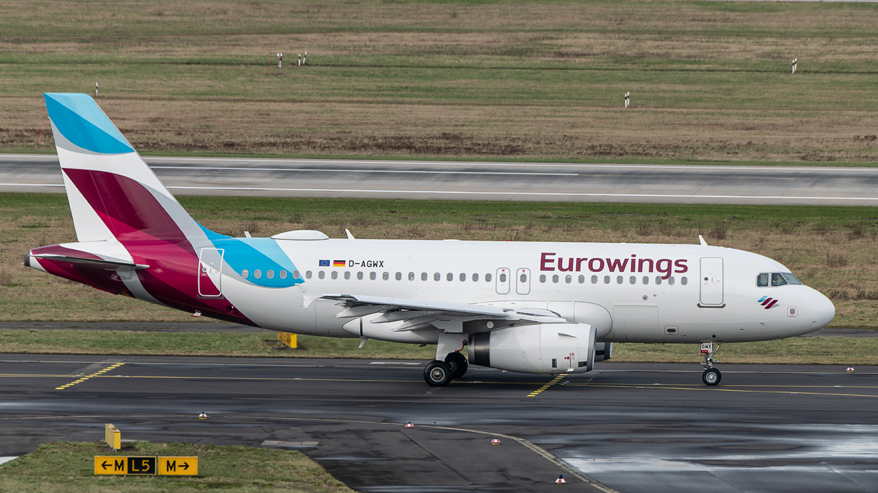 D-AGWX Eurowings Airbus A319-100