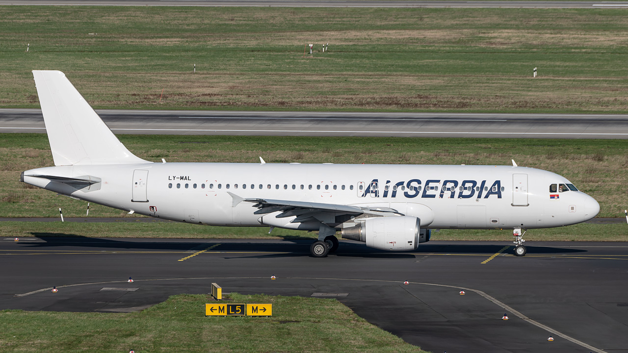 LY-MAL Air Serbia (GetJet Airlines) Airbus A320-200