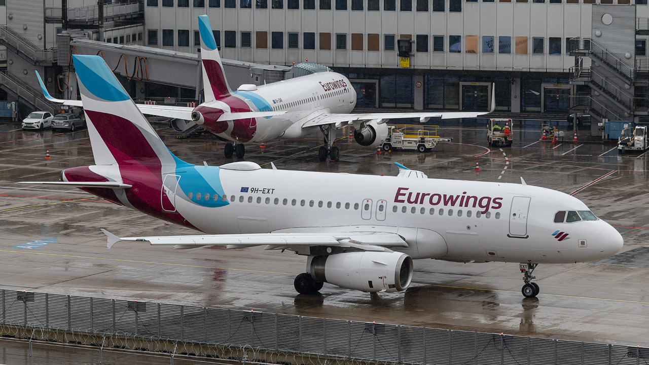 9H-EXT Eurowings Europe Malta Airbus A319-100