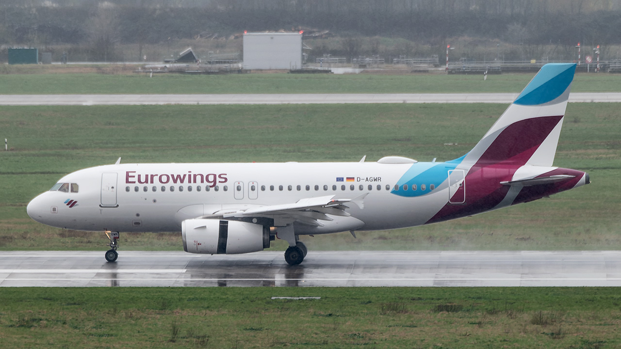 D-AGWR Eurowings Airbus A319-100
