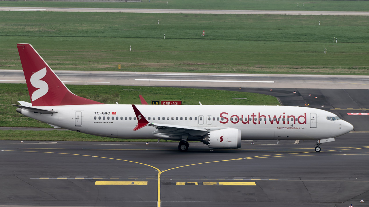 TC-GRO Southwind Airlines Boeing 737 MAX 8