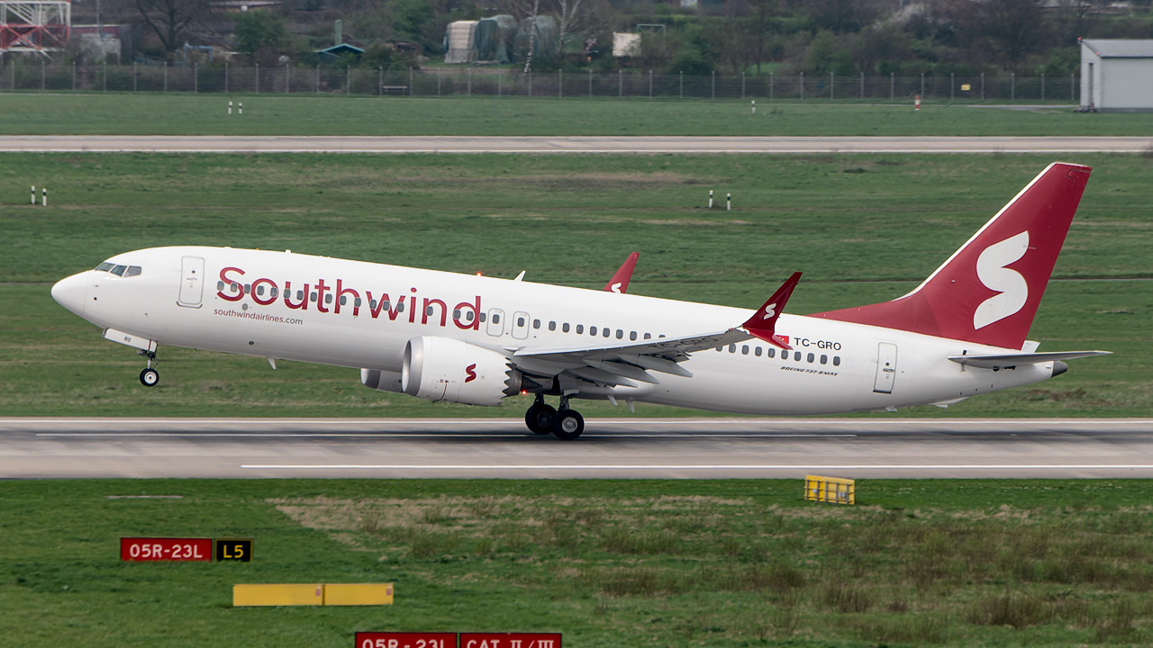 TC-GRO Southwind Airlines Boeing 737 MAX 8