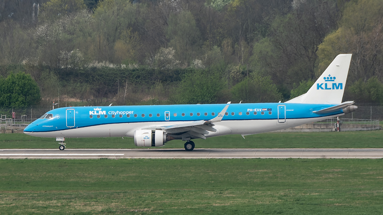 PH-EXV KLM cityhopper Embraer ERJ-190