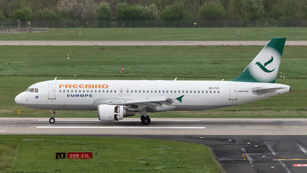 9H-FHY Freebird Airlines Europe Airbus A320-200