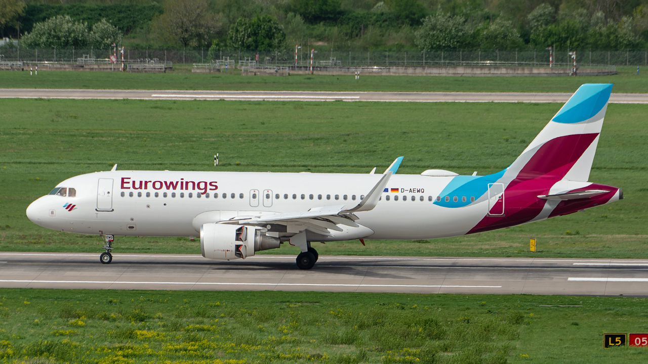 D-AEWQ Eurowings Airbus A320-200/S