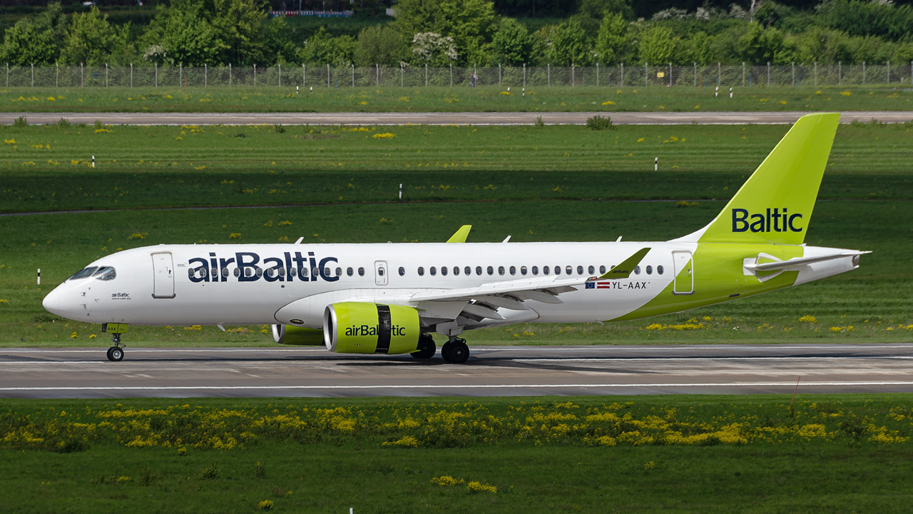 YL-AAX airBaltic Airbus A220-300