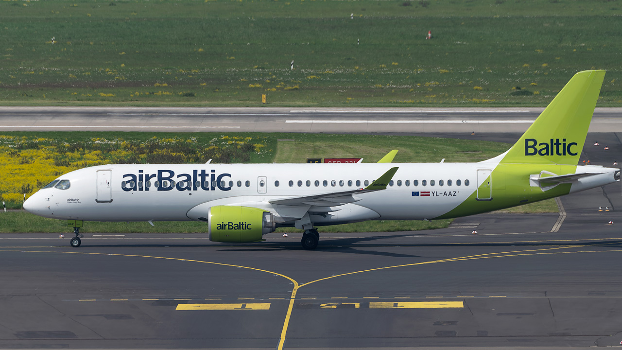 YL-AAZ airBaltic Airbus A220-300