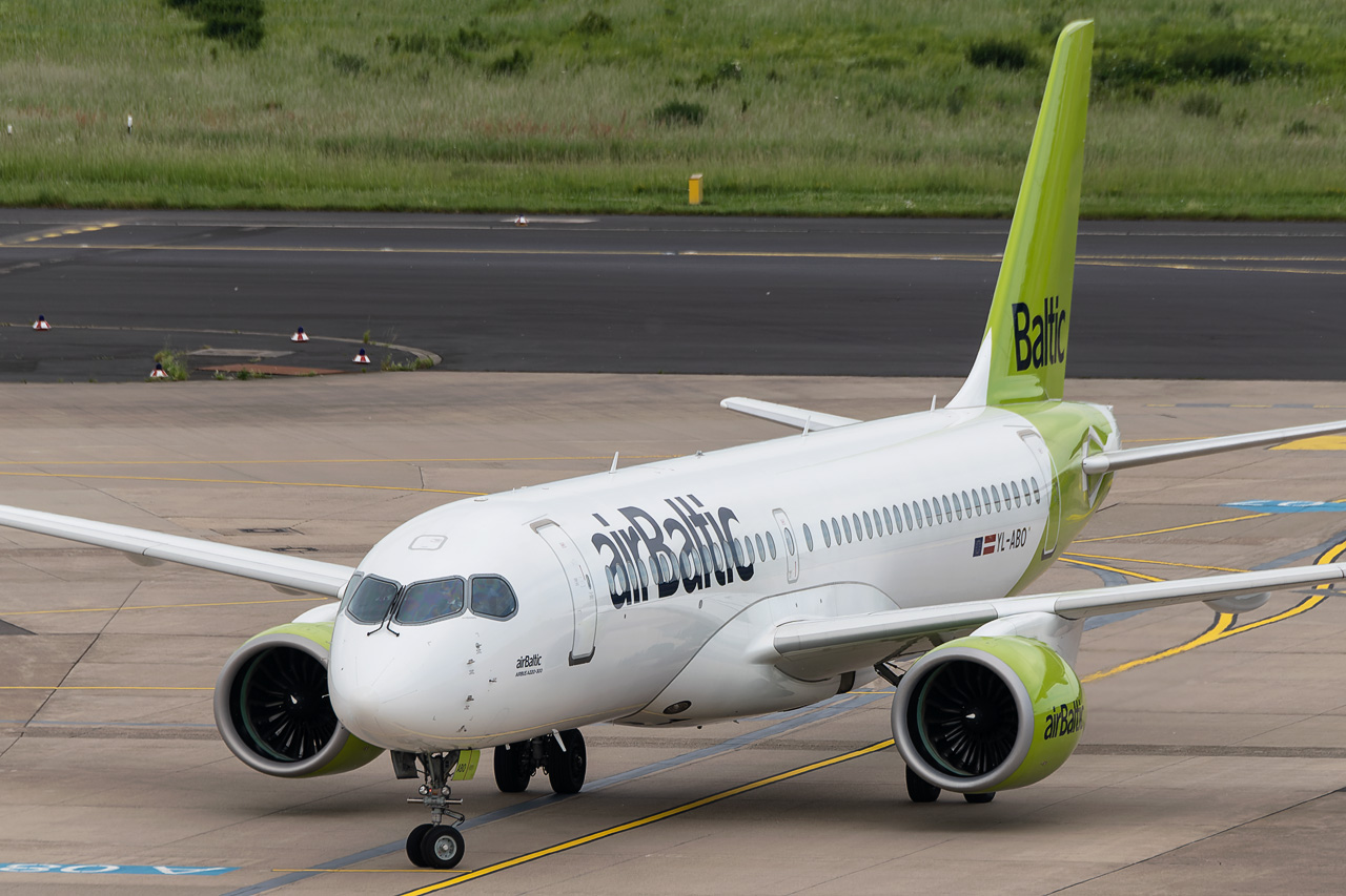 YL-ABO airBaltic Airbus A220-300