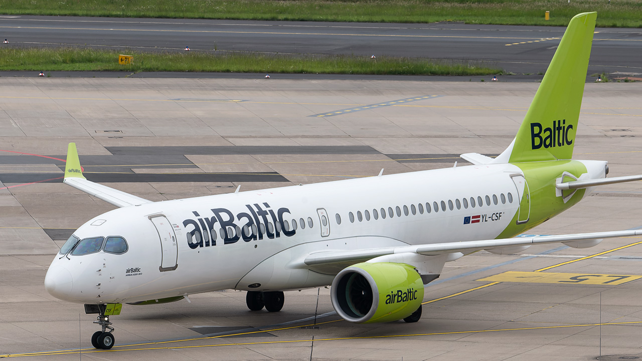 YL-CSF airBaltic Airbus A220-300