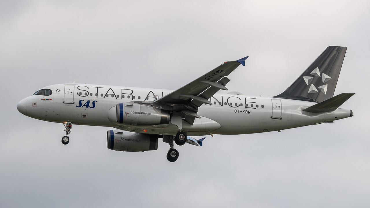 OY-KBR Scandinavian Airlines (SAS) Airbus A319-100