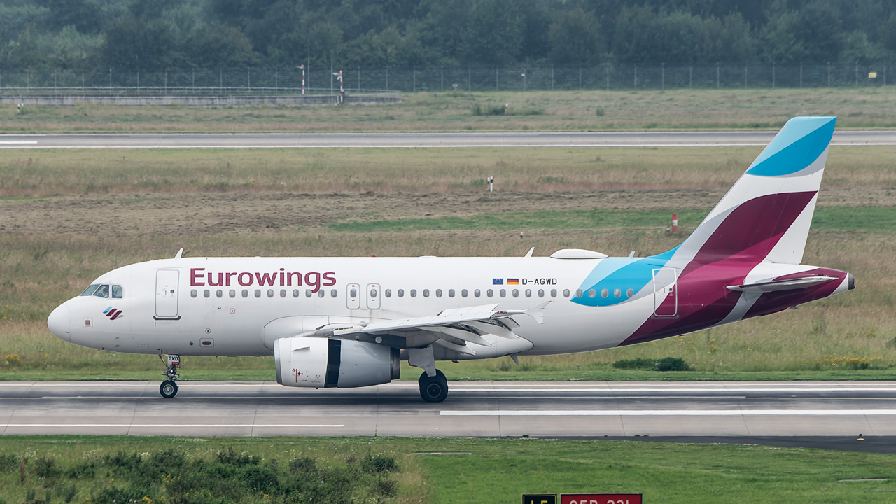 D-AGWD Eurowings Airbus A319-100