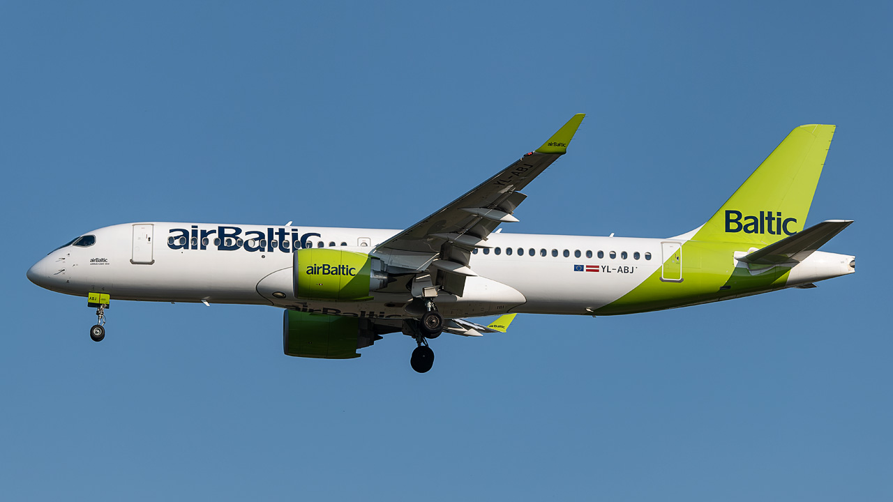 YL-ABJ airBaltic Airbus A220-300