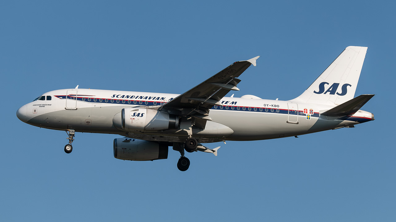 OY-KBO Scandinavian (SAS) Airbus A319-100