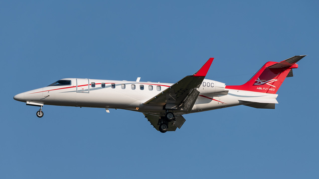 OO-DOC ASL Fly Med Learjet 45