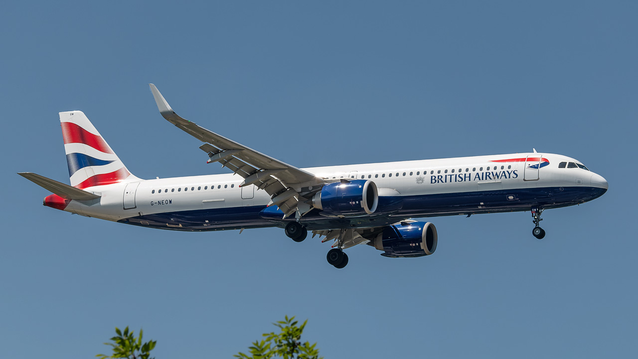 G-NEOW Britsh Airways Airbus A321-200neo