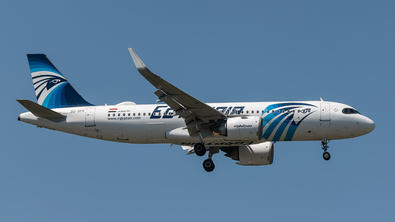 SU-GFK Egypt Air Airbus A320-200neo