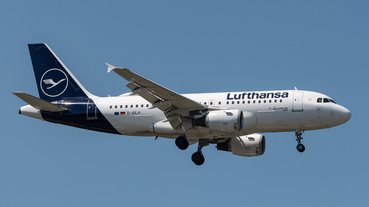 D-AILH Lufthansa Airbus A319-100