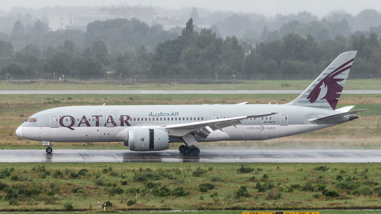 A7-BCO Qatar Airways Boeing 787-8 Dreamliner