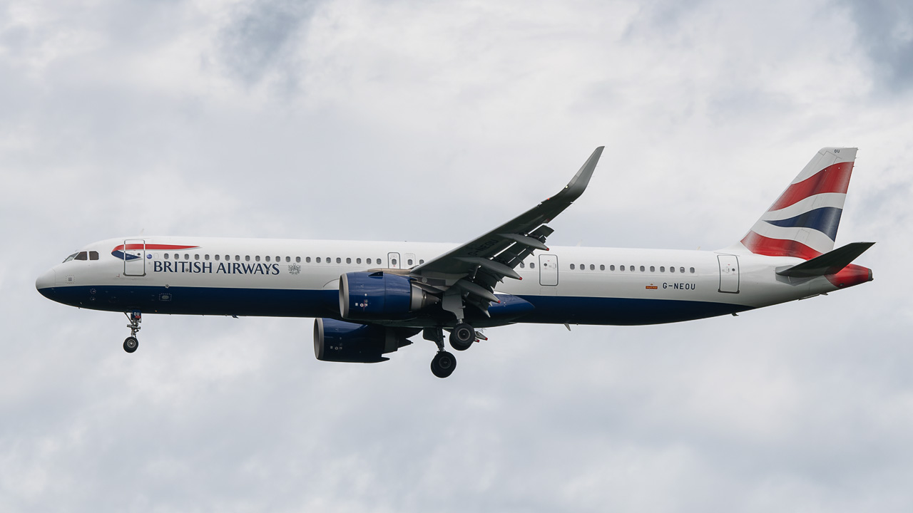 G-NEOU British Airways Airbus A321-200neo