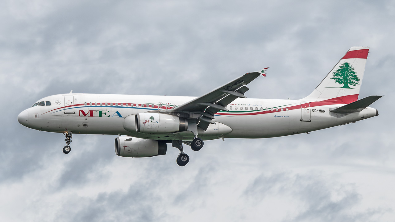 OD-MRR Middle East Airlines (MEA) Airbus A320-200