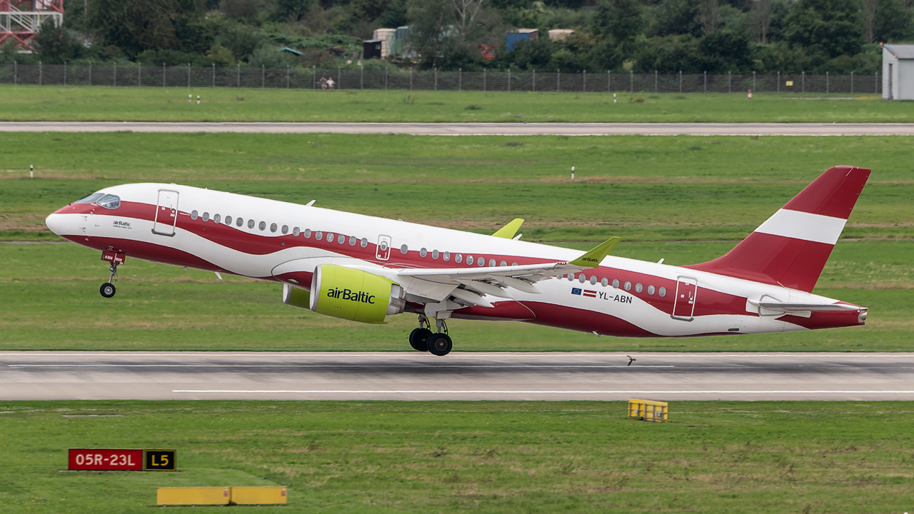 YL-ABN airBaltic Airbus A220-300