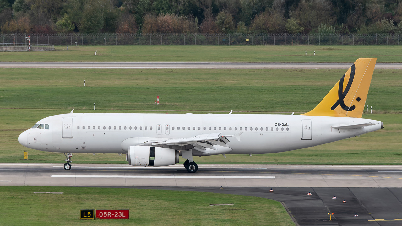 ZS-GAL Corendon Airlines (operated by Global Aviation) Airbus A320-200